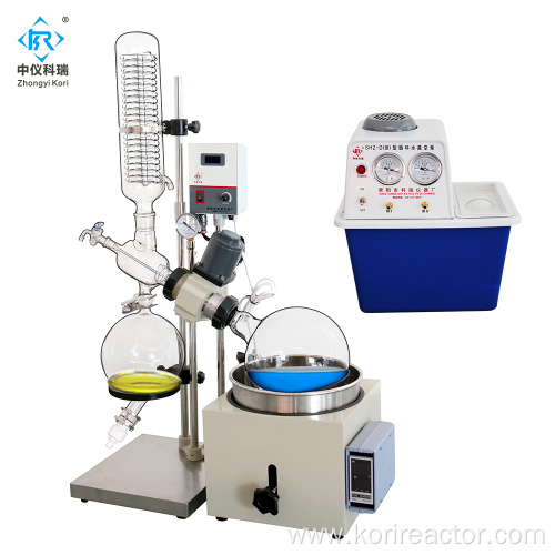 CE approved lab vacuum steam rotavapor 5l